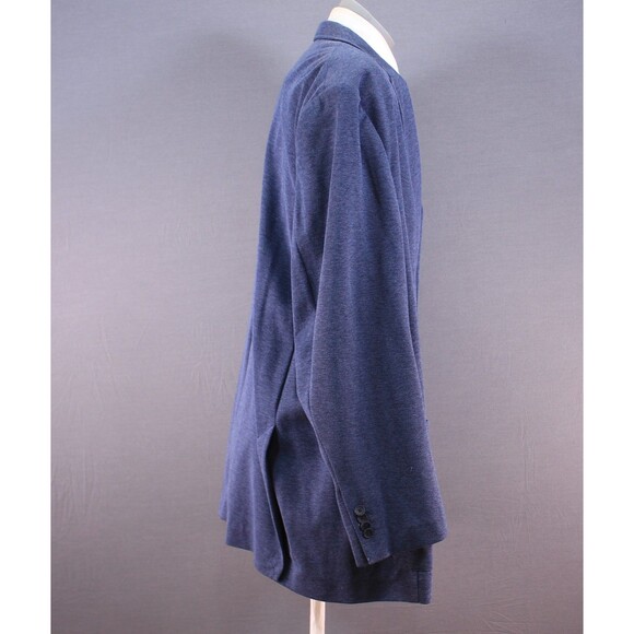 Jos A Bank Blazer Mens Tailored Fit Blue Unstructured NWT Cotton Jacket Blend 4X - Picture 4 of 11